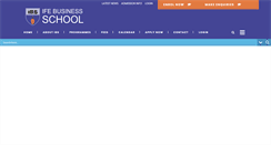 Desktop Screenshot of ifebusinessschool.com